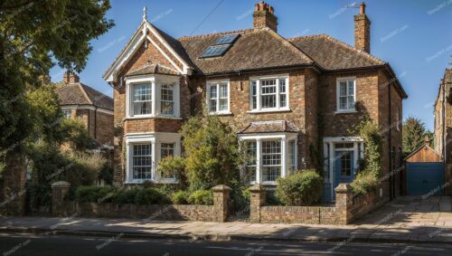 Classic Two-Storey Brick House in London Suburb