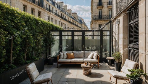 Charming Parisian Terrace in a Luxury Apartment