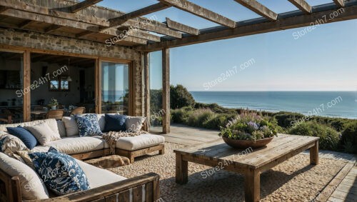 Normandy Coastal Cottage: Stunning Ocean View Deck