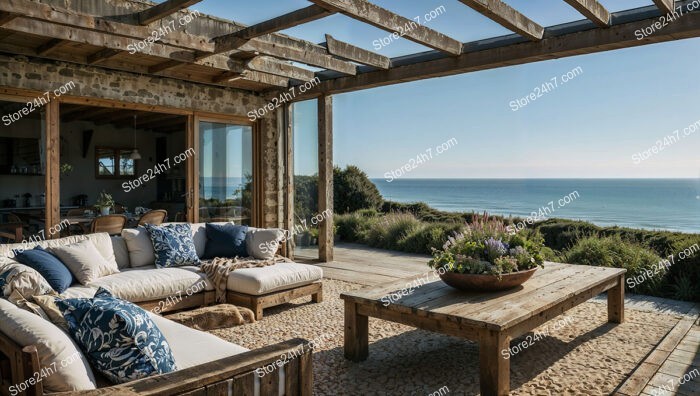 Normandy Coastal Cottage: Stunning Ocean View Deck