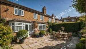 UK Real Estate: Traditional English Home with Garden Patio
