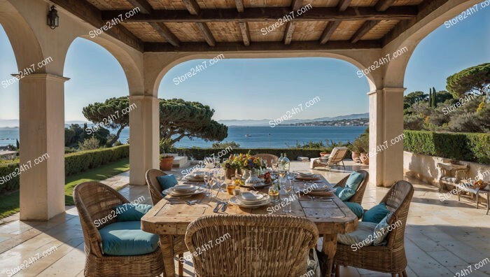 Elegant French Riviera Villa with Stunning Sea View