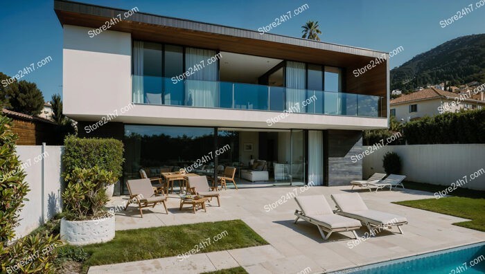 Modern Coastal Villa with Pool in Nice, France