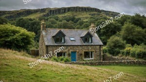 Traditional Stone Cottage in Scenic Scottish Highlands Setting