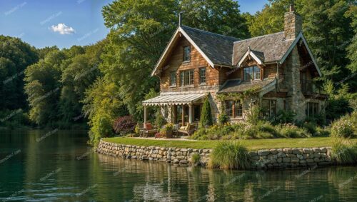 Charming English Lakefront Cottage with Stunning Views