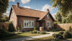 Brick Cottage with Beautiful Garden in Countryside