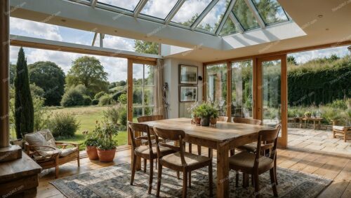 Modern UK Property with Beautifully Designed Garden Patio