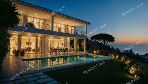 Luxury Villa Overlooking the Côte d'Azur Coastline