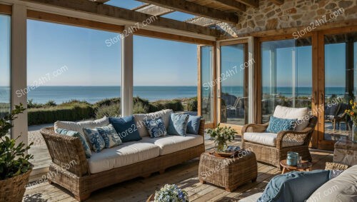 Stunning Normandy Coastal Cottage with Ocean Views
