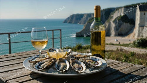 Breakfast with Oysters Overlooking Normandy’s Stunning Coastline