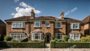Elegant English Residence with Charming Brick Facade