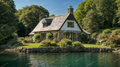 Enchanting English Cottage by the Tranquil Lake