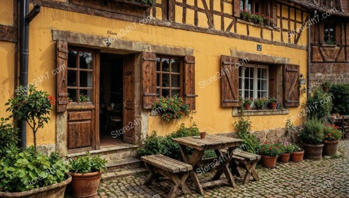 Quaint Alsace Cottage with Inviting Courtyard Garden