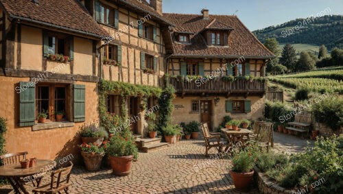 Quaint Alsace House with Idyllic Courtyard Garden