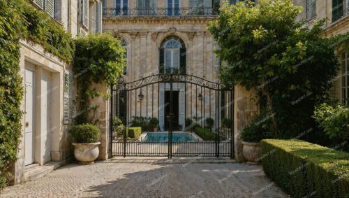 Stunning French Estate with Classic Architectural Elegance