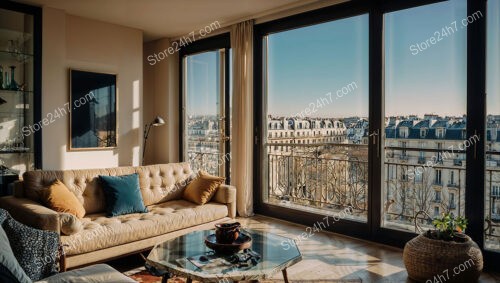 Luxurious Paris Apartment with Stunning Terrace Views