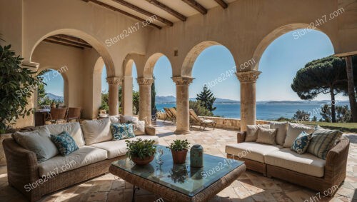 Stunning French Riviera Villa with Sea View Terrace