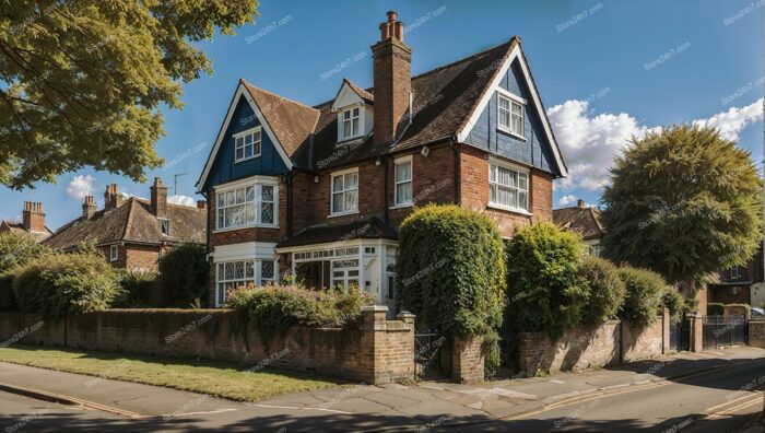 Historic English Home with Classic Red Brick Charm