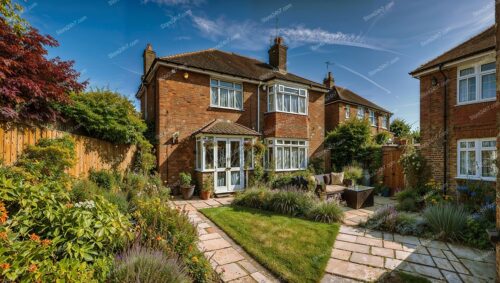 Quaint English Home with Lush Garden