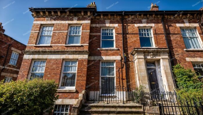 Historic Red Brick Townhouse in a Serene Setting