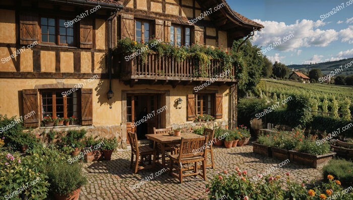 Charming Alsace Home with Beautiful Garden Courtyard
