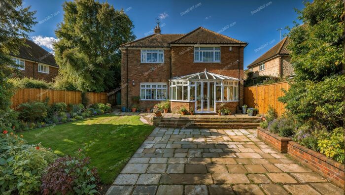 Classic English Home with Garden in the UK