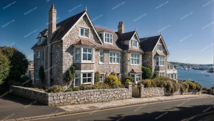 Family Home Overlooking the English Channel Coast