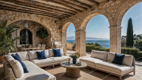 Luxurious Mediterranean Villa with Stunning Côte d'Azur View