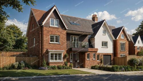 Classic English House with Brick and Modern Touches