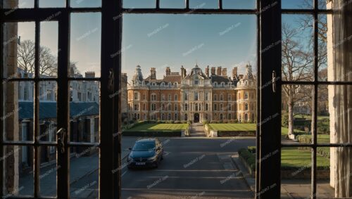 Elegant London Mansion: Grand View of Historic Estate