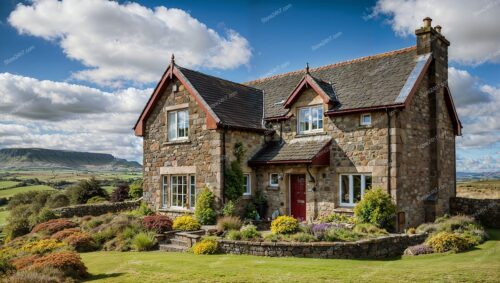 Historic Stone Cottage in the Scottish Countryside