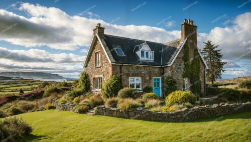 Scottish Countryside Cottage with Stunning Highland and Lake Views