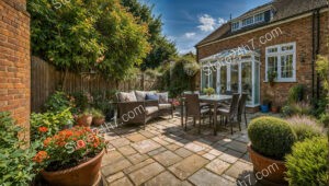 English Home with Spacious Patio and Lush Garden