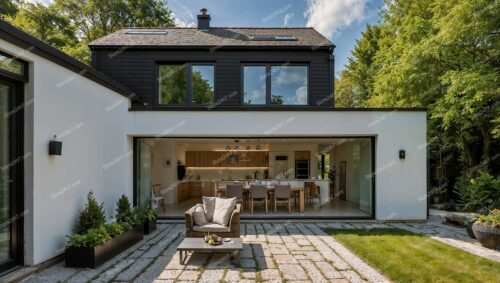 Contemporary Countryside Home with Spacious Outdoor Living Area