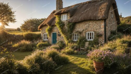 Quaint Countryside Cottage with Charming English Garden