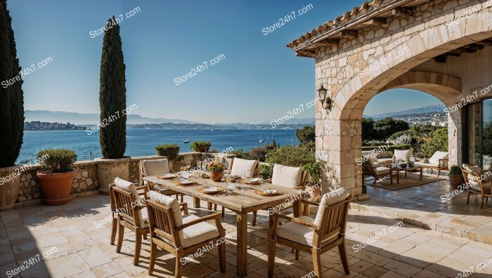 Exclusive French Riviera Villa with Panoramic Sea Views