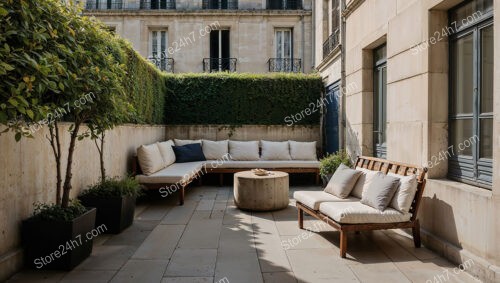 Luxurious Parisian Apartment with Tranquil Private Terrace