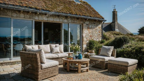 Charming Normandy Cottage with Cozy Oceanfront Patio