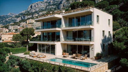 Modern Villa Overlooking Monaco's Scenic Coastline