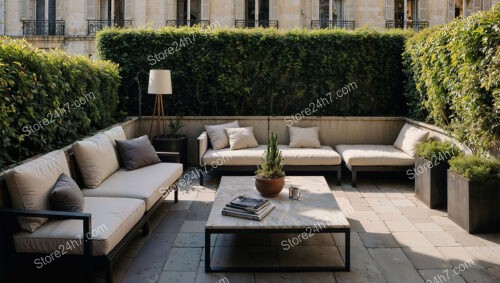 Luxurious Urban Terrace in a Stylish French Apartment