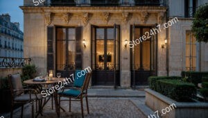 Elegant Terrace in the Heart of a French City