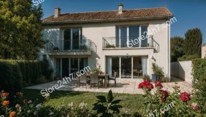 Beautiful French Countryside Home with Lush Garden Patio