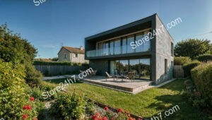 Modern Suburban Residence with Garden Close to Paris