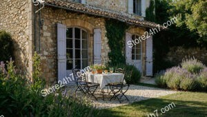 Charming Stone House with Lavender Garden and Cozy Patio