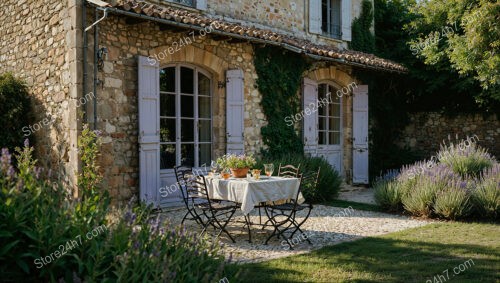 Charming Stone House with Lavender Garden and Cozy Patio