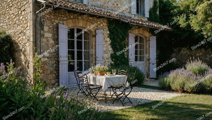 Charming Stone House with Lavender Garden and Cozy Patio