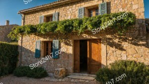 Two-Story Stone House in Southern France