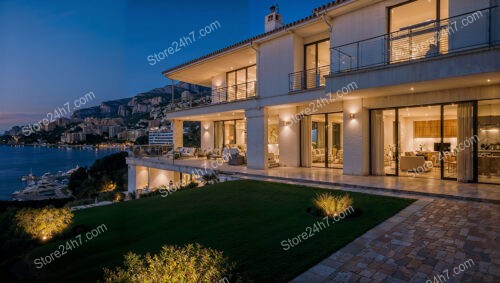 Villa Overlooking Monaco's Mediterranean Coastline