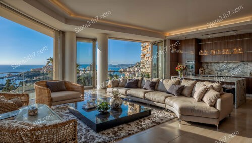 Monaco Villa with Panoramic Mediterranean Sea Views