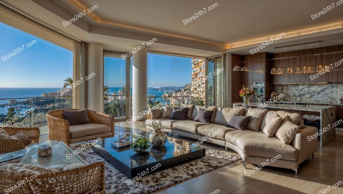 Monaco Villa with Panoramic Mediterranean Sea Views